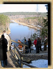 Blick ins Tal der Gauja