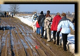 Weg zur Hundeschule